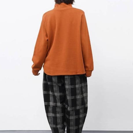 「新作」チェック柄コクーンシルエット「デニム」デザイン