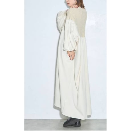 「新作入荷」人気アイテム今年も入荷　コーデュロイニットドッキングロングワンピース