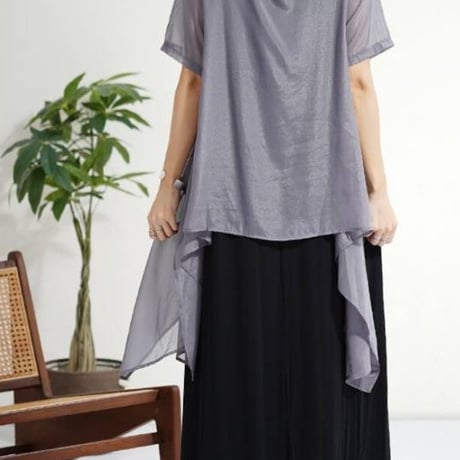 [26新作]　ラメシアーレイヤードワンピース、12600円 [セール]