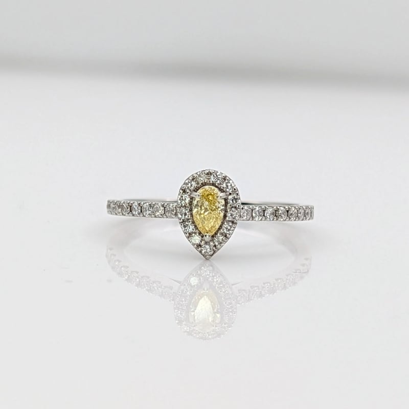 ほぼ新品】K18YG2.4g ダイヤモンド0.6ct イニシャルトップE♡ CGLソ 