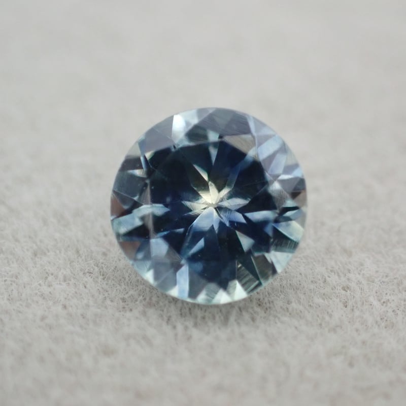 モンタナサファイア 0.52ct 4.98mm ラウンドカット ルース | 鈴木屋