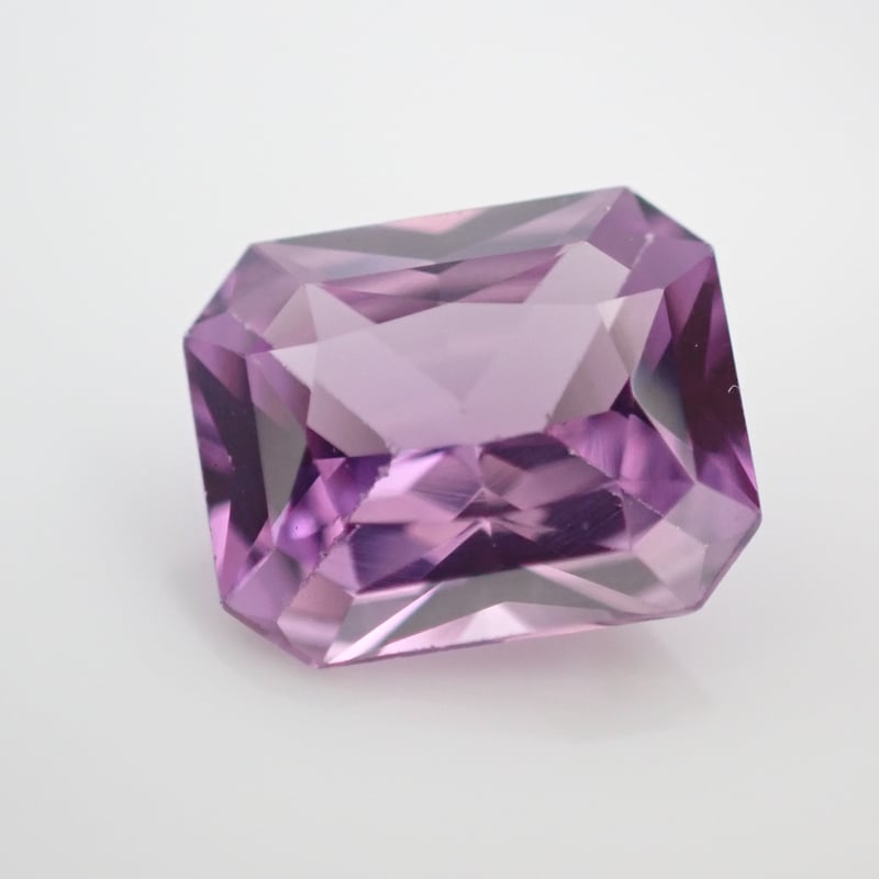 パープル サファイア 0.58ct 5.51x4.44mm オクタゴン ラディアント