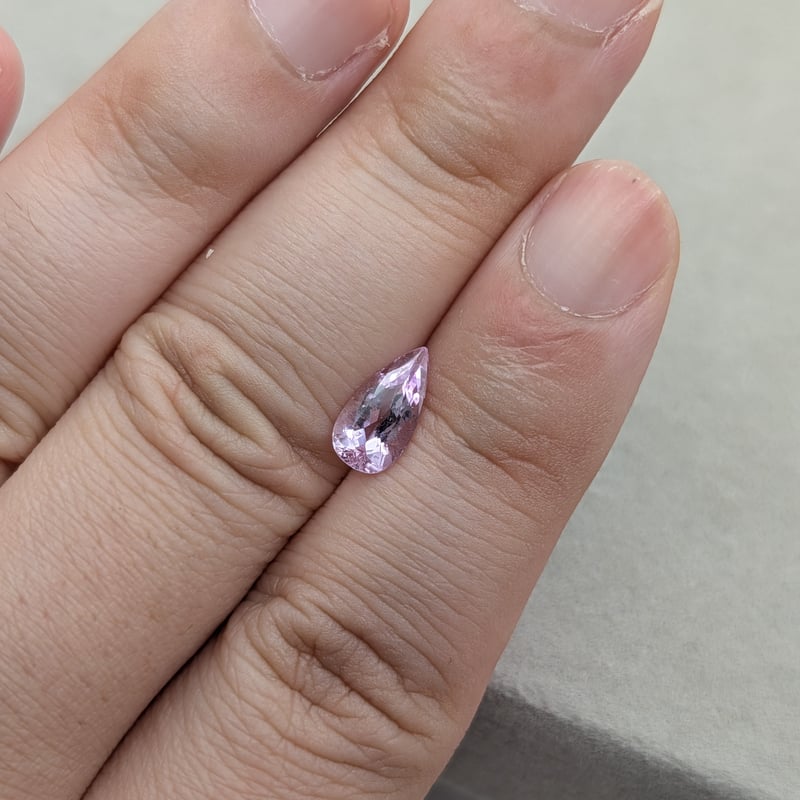 日独ソ】非加熱ピンクトパーズ (インペリアルトパーズ)1.297ct 9.32