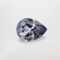 ゾイサイト 0.94ct 8.05×6.13mm ペア シェイプ カット ルース
