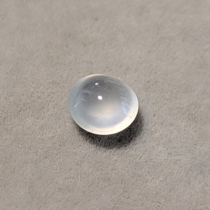氷翡翠 0.925ct 6.2×5.9mm ダブルカボションカット ルース ミャンマー