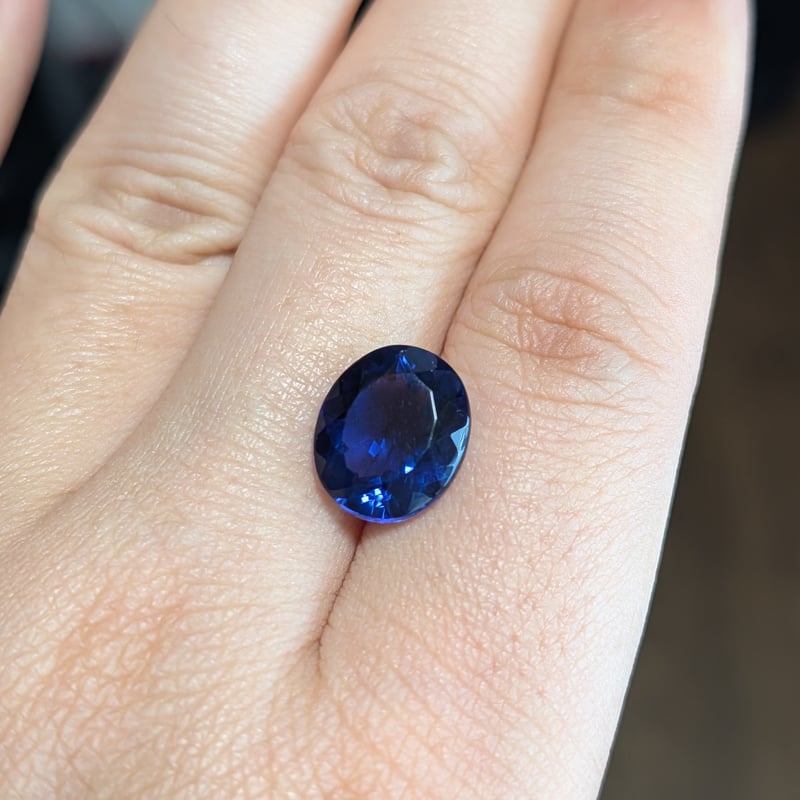 カラーチェンジフローライト 7.64ct 13.23×11.21㎜ オーバルカット