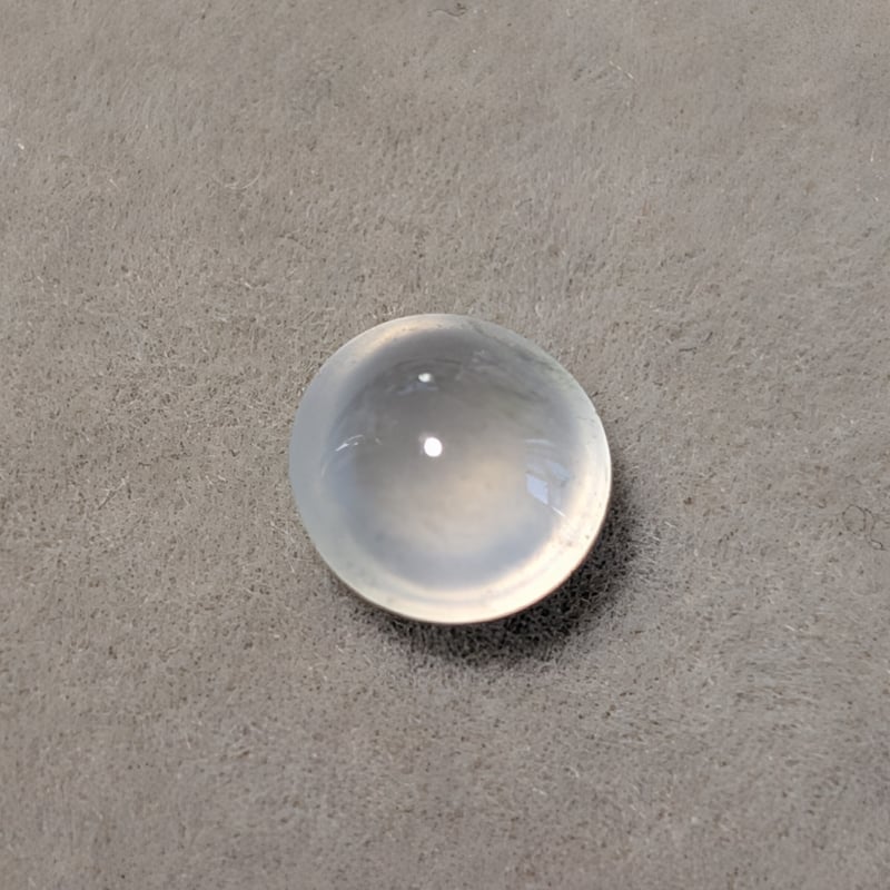 氷翡翠 0.925ct 6.2×5.9mm ダブルカボションカット ルース ミャンマー