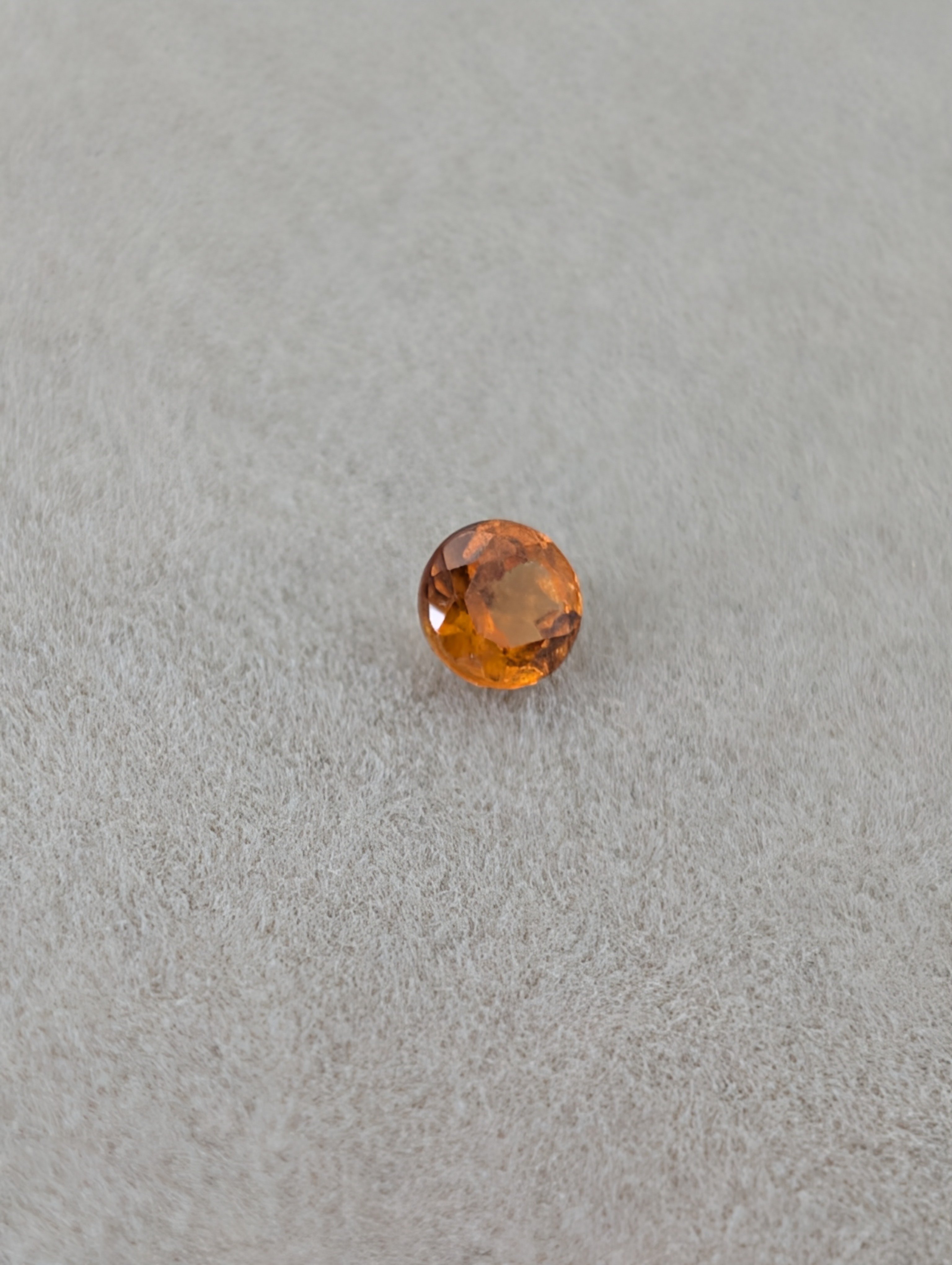 GGSソ】ヘソナイトガーネット 0.209ct 3.52㎜ ラウンドカット ルース