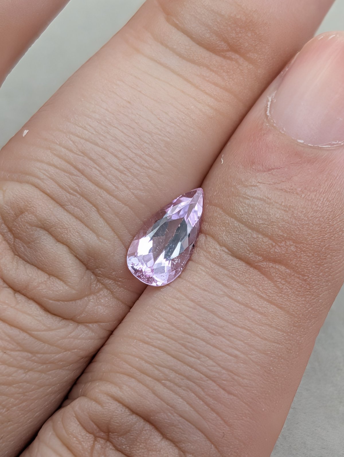 日独ソ】非加熱ピンクトパーズ (インペリアルトパーズ)1.297ct 9.32