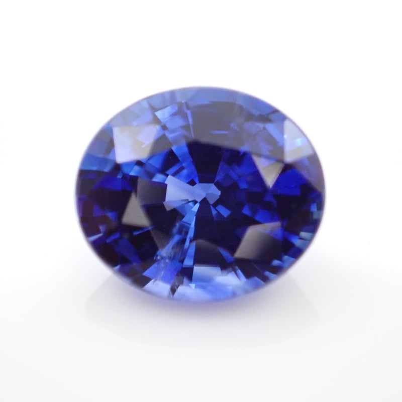 AIGS鑑別書】コーンフラワー ブルー サファイア 1.36ct 7.06×6.09mm オ