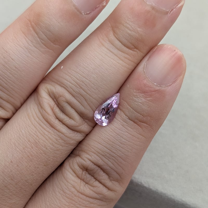 日独ソ】非加熱ピンクトパーズ (インペリアルトパーズ)1.297ct 9.32