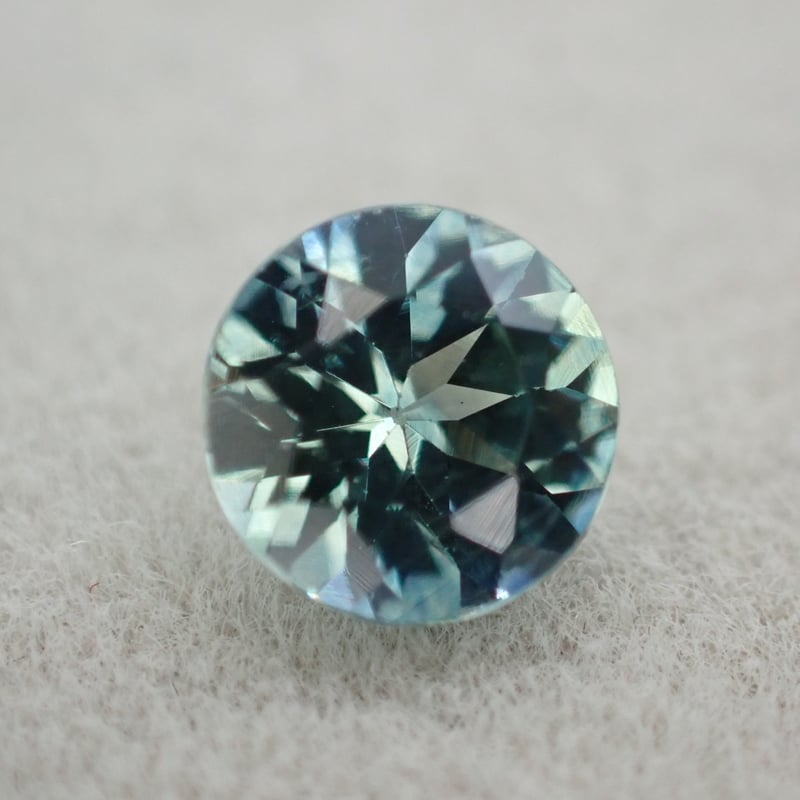 モンタナサファイア 0.59ct 4.92mm ラウンドカット ルース | 鈴木屋