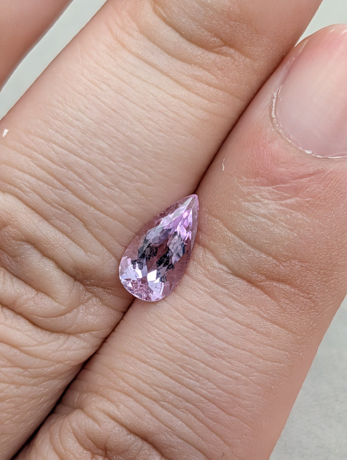 日独ソ】非加熱ピンクトパーズ (インペリアルトパーズ)1.297ct 9.32