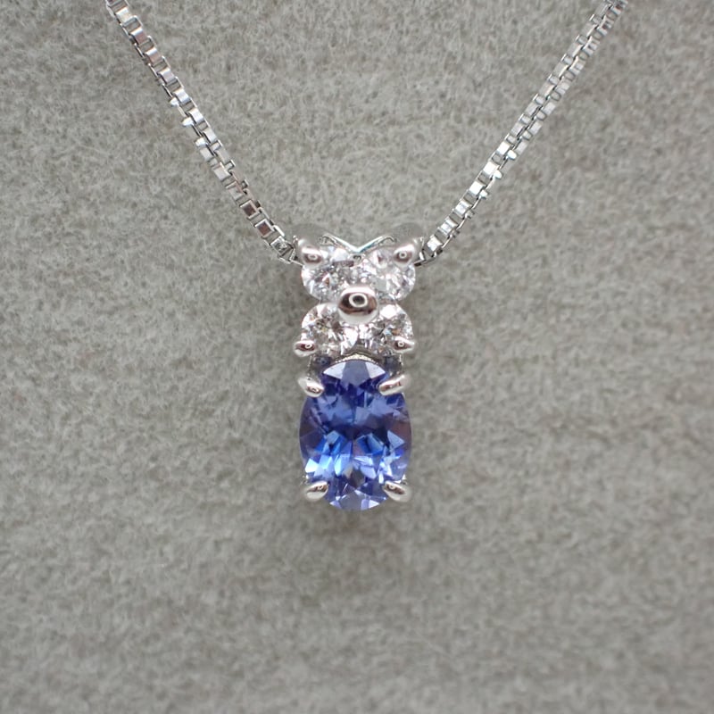 PT900/850 ベニトアイト 0.16ct ダイヤモンド 0.04ct ベネチアン
