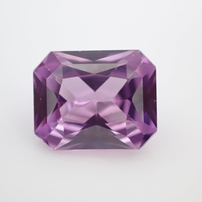 パープル サファイア 0.58ct 5.51x4.44mm オクタゴン ラディアント