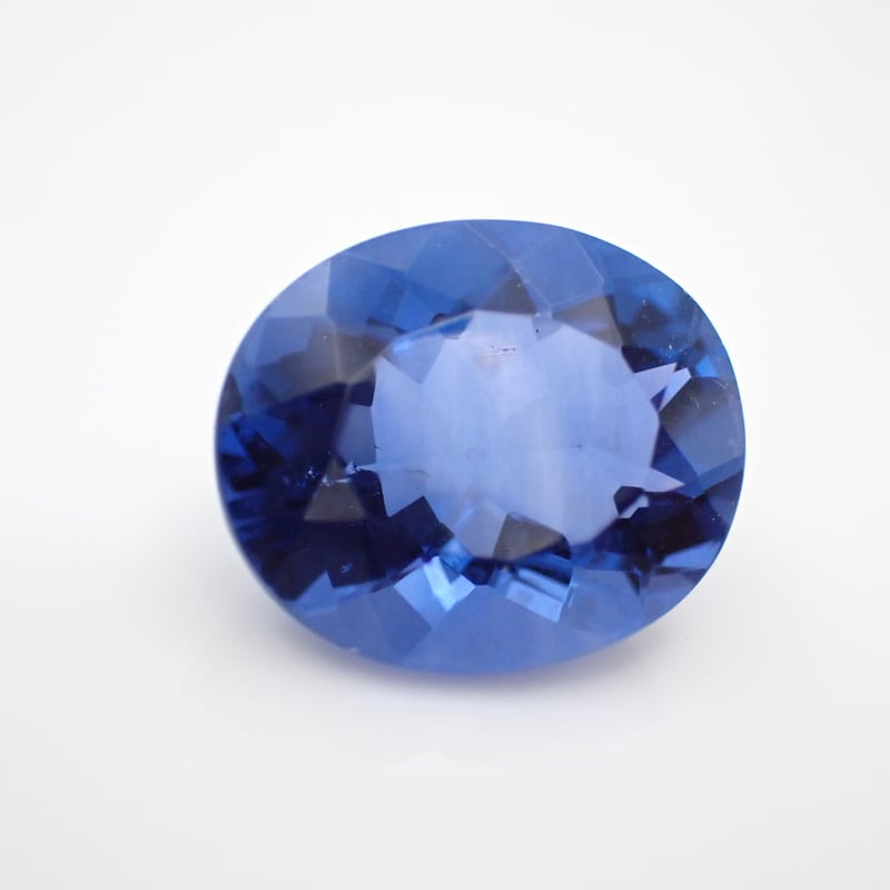 カラーチェンジ フローライト 7.12ct 13.2×11.0mm オーバルカット