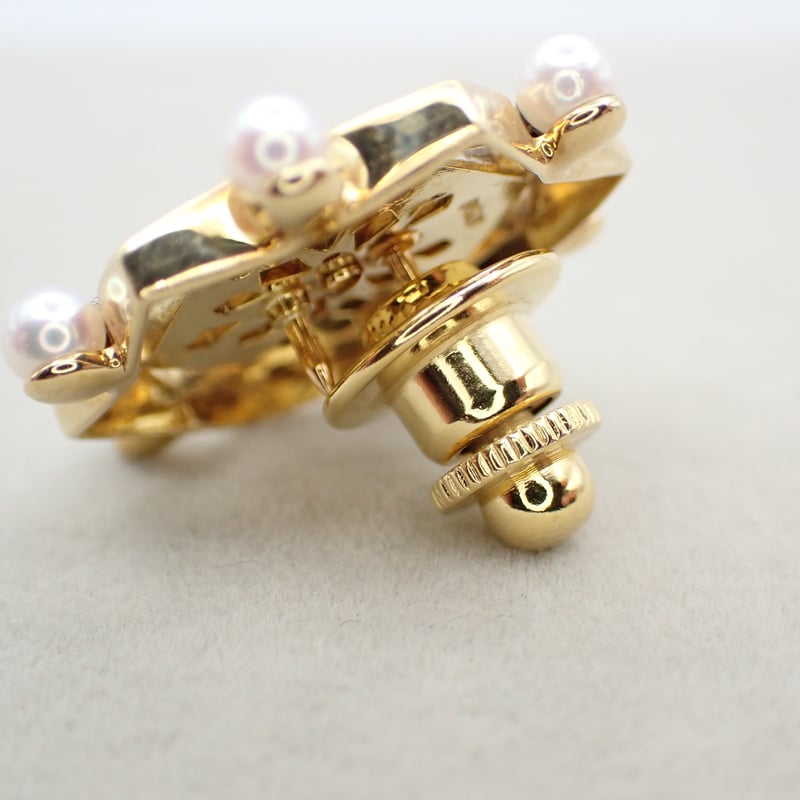 MIKIMOTO K18 ピクウェ ベビーパールピン ブローチ usedJewelry | 鈴