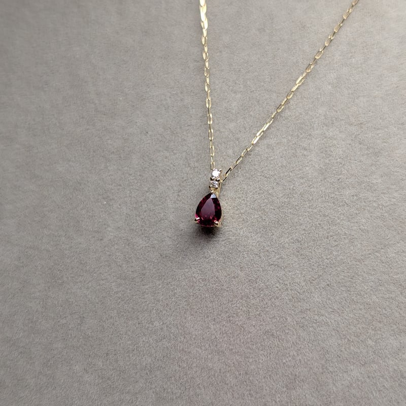 誕生石ピックアップ】【DPSカード】K18 ピジョンブラッドルビー 0.15ct