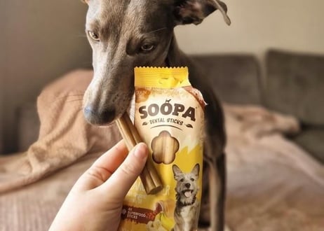 《SOOPA》BANANA&PEANUTBUTTER STICKS(バナナ＆ピーナッツバタースティック)