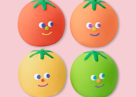 《BITE ME》カラフルミニトマト　ラテックストイ