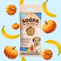 《SOOPA》BANANA&PUMPKIN PUPPY STICKS(バナナ&パンプキンパピースティック)