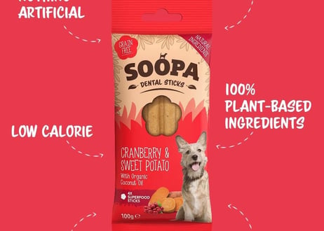 《SOOPA》CRANBERRY&SWEET POTATO STICKS(クランベリー&スイートポテトスティック)