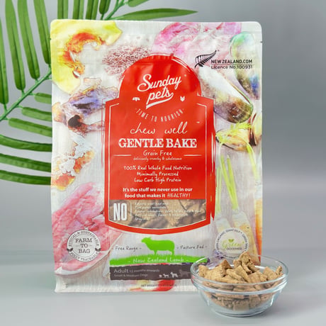 《Sundaypets》GENTLE BAKE Grain Free Lamb with TRIPE （ジェントルベイクド　グレインフリー　ラムウィズトライプ）
