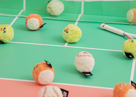 《BITE ME》ミニスポーツボールおもちゃセット（3個入り）