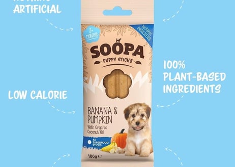 《SOOPA》BANANA&PUMPKIN PUPPY STICKS(バナナ&パンプキンパピースティック)
