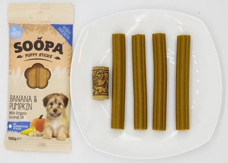 《SOOPA》BANANA&PUMPKIN PUPPY STICKS(バナナ&パンプキンパピースティック)