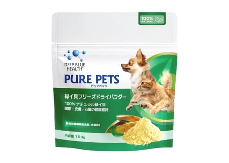 《PURE PETS》緑イ貝フリーズドライパウダー