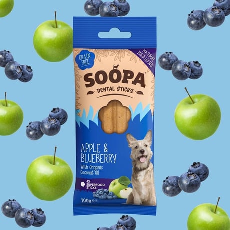 《SOOPA》APPLE&BLUEBERRY STICKS(アップル&ブルーベリースティック)