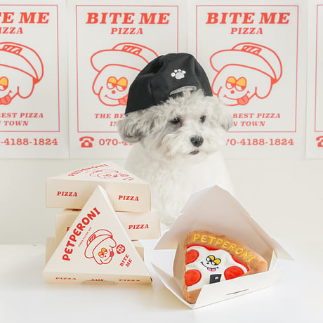 《BITE ME》ペパロニピザおもちゃ