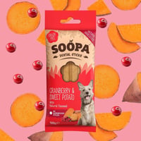 《SOOPA》CRANBERRY&SWEET POTATO STICKS(クランベリー&スイートポテトスティック)