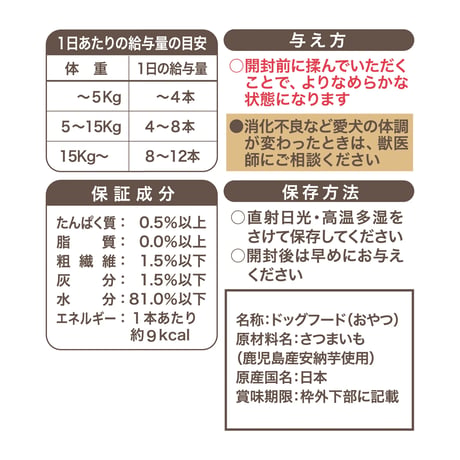《RIVERD REPUBLIC》無添加ピュアseries いぬぴゅーれPremium100 安納芋