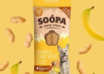 《SOOPA》BANANA&PEANUTBUTTER STICKS(バナナ＆ピーナッツバタースティック)