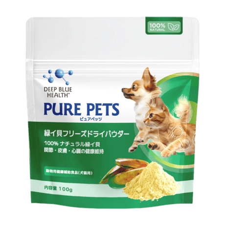 《PURE PETS》緑イ貝フリーズドライパウダー
