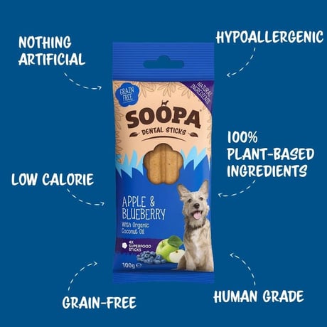 《SOOPA》APPLE&BLUEBERRY STICKS(アップル&ブルーベリースティック)