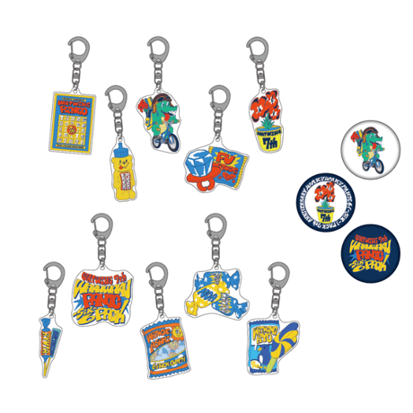 7th Random keychain/Badge（ランダム商品）