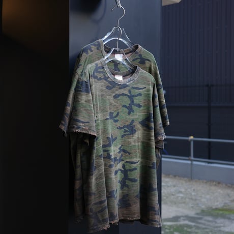 MOOJI MOOJI  Everyday Slub Tee - Aged Camouflage