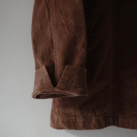 Vintage Suede Shirt Jacket