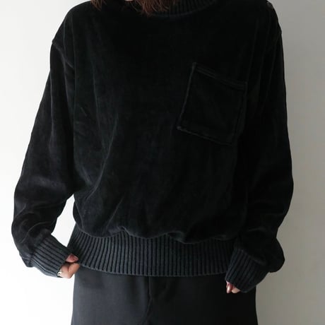 Vintage Velour Button Sweater
