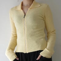 1990s Zipped Knit Cardigan