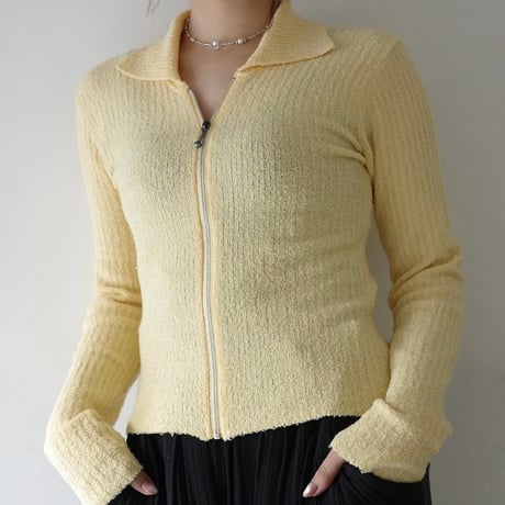 1990s Zipped Knit Cardigan
