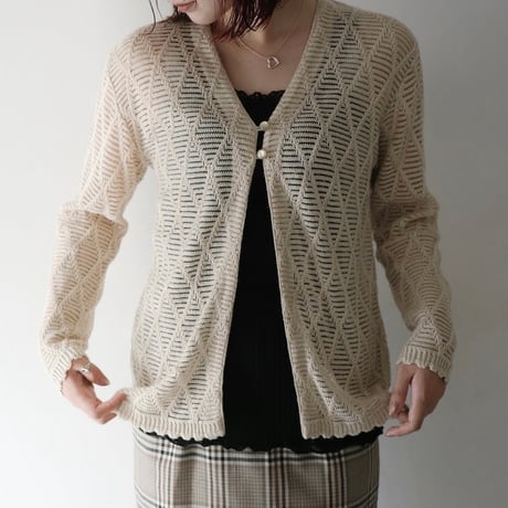 Vintage Open Knit Cardigan