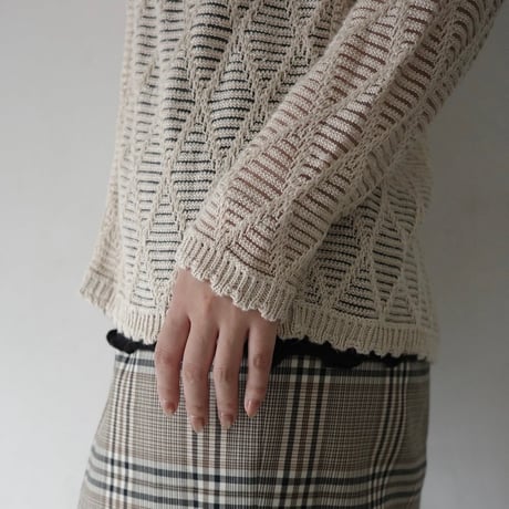 Vintage Open Knit Cardigan