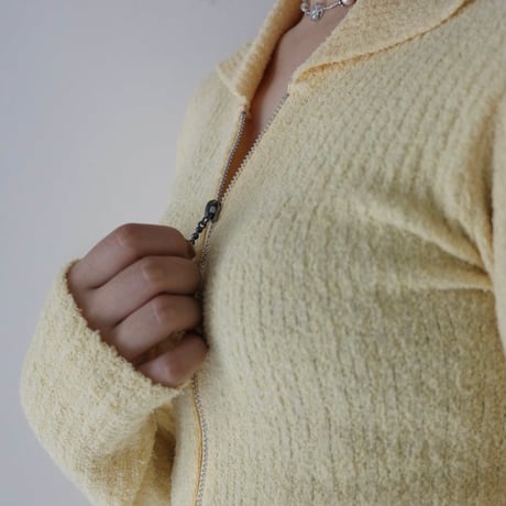 1990s Zipped Knit Cardigan