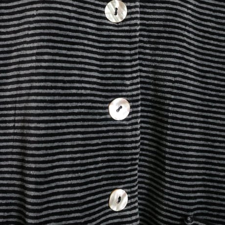 Vintage Velour Button Cardigan