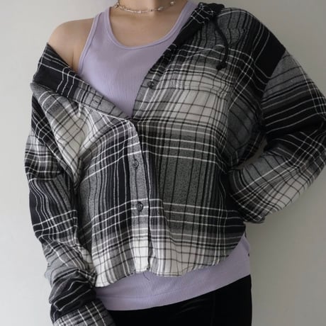 Hooded Flannel Shirt