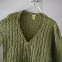 Vintage Zip Cardigan